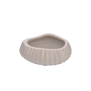 Porta Velas Recife Cinza 9X3.5X8.5 Cerâmica em Oferta na Shopee