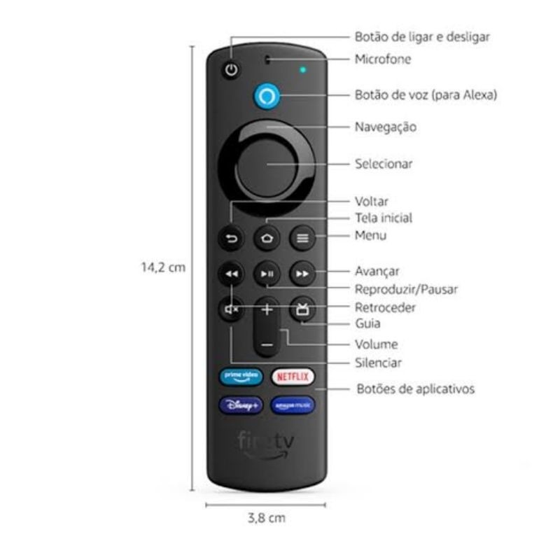 Amazon Fire TV Stick　リモコン sg-11134201-7rdyx-m1dh9lkr7xug54