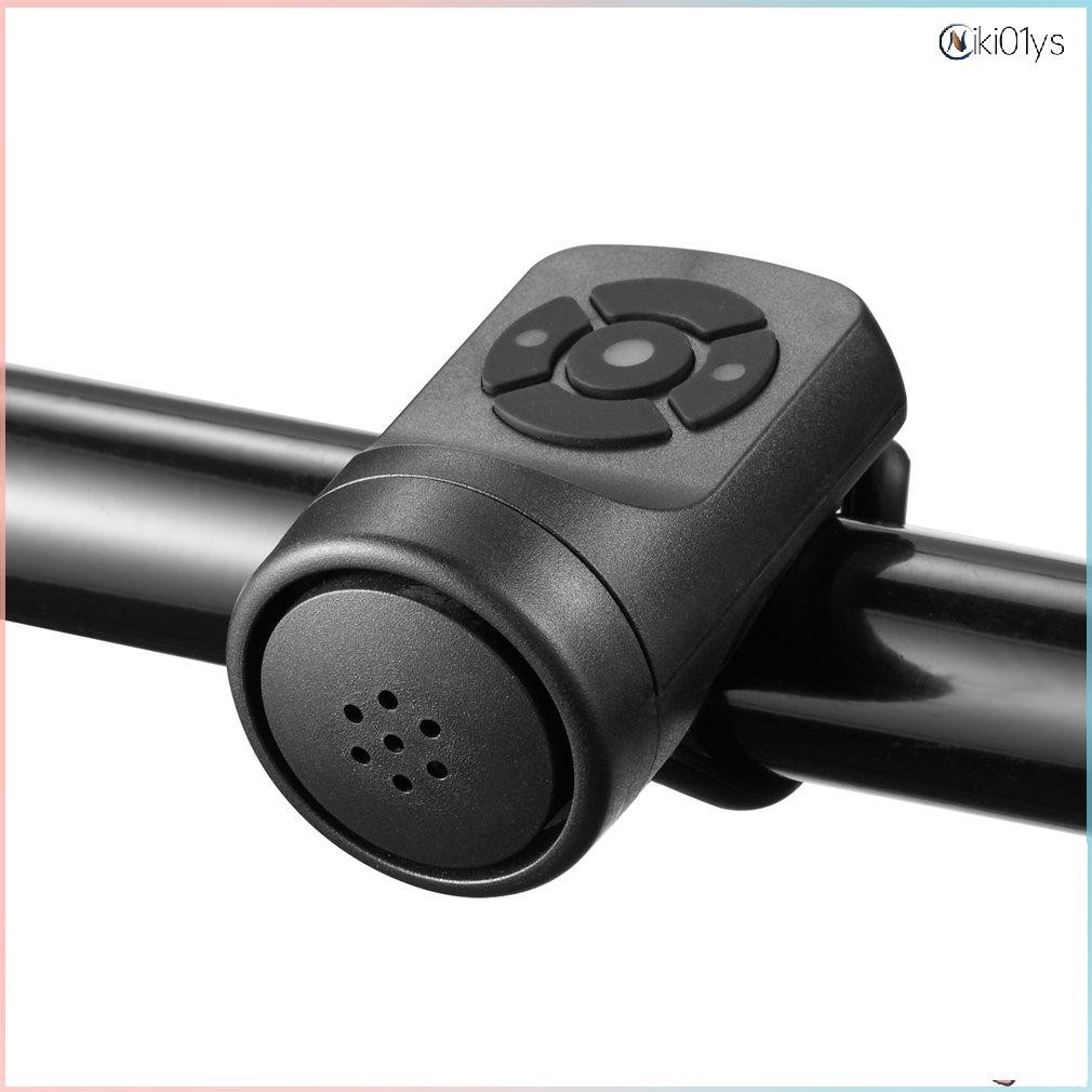 Electric Bike Horn Bicycle Cycling Horn 4 Sound Modes Vibration Alarm