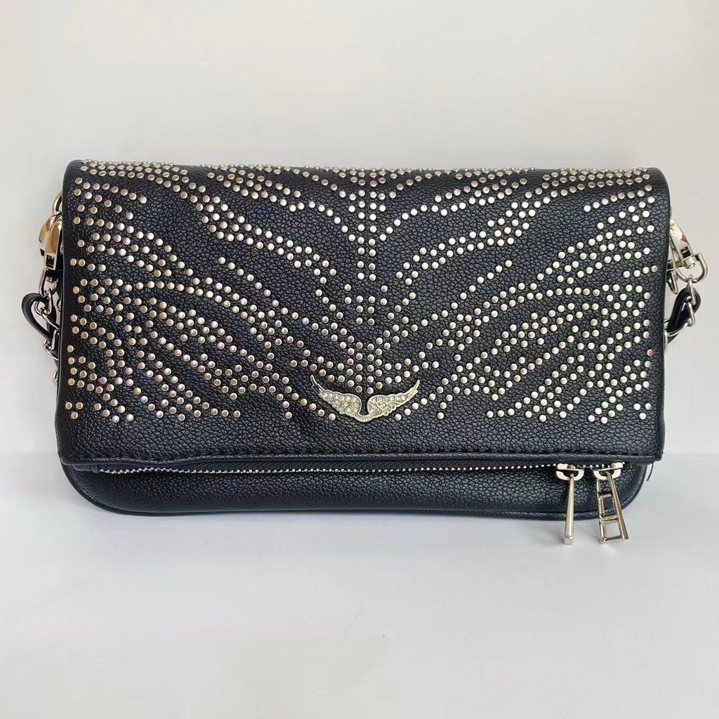 Zadig&Voltaire Bolsa Zv Clássica Francesa Elegante E Versátil Com