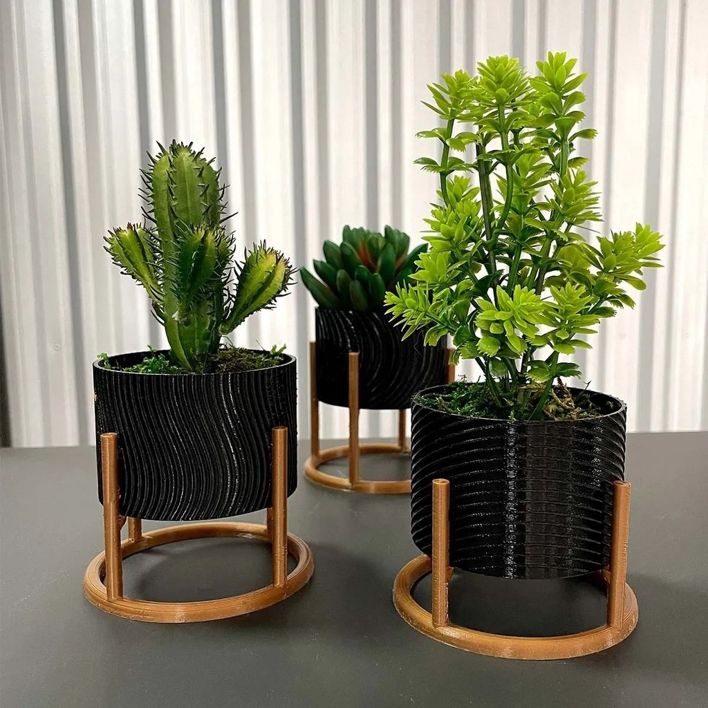Trio de Vasos Cachepot imagem 5