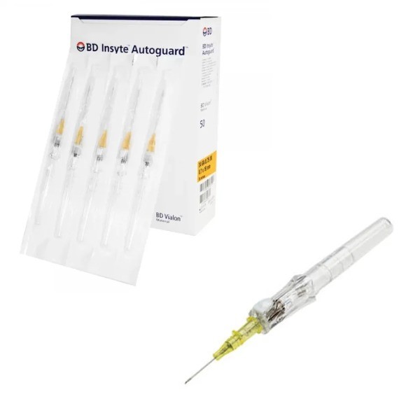 CATETER BD INSYTE AUTOGUARD 24G 0,56 MM 1 UNIDADE | Shopee Brasil