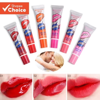 Batom Líquido Com Brilho Labial Removível , Sem Desbotamento E Manchas em Oferta na Shopee