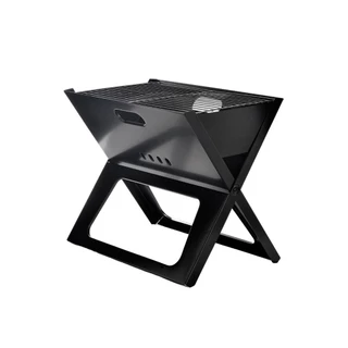 Churrasqueira De Aço Dobrável Portátil Á Carvão em Oferta na Shopee