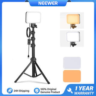 Kit De Iluminação De Painel De Luz De Vídeo LED NEEWER Basic BP66 Com Suporte E Filtros