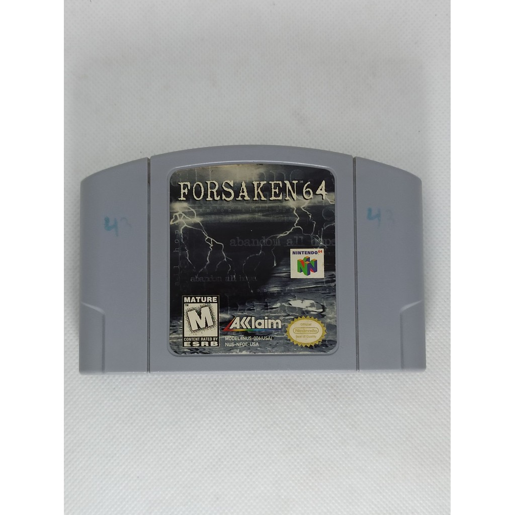 Jogo Forsaken 64 - Nintendo 64 (Usado) | Shopee Brasil