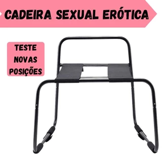 Cadeira Erótica com Faixas de Apoio para Mãos e Pés