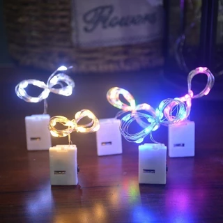 100 Unidades Fio Fada Cordão Luz Leds Díodo Emissor De Luz Reutilizável Segurança Leds Decoração - Envio Já
