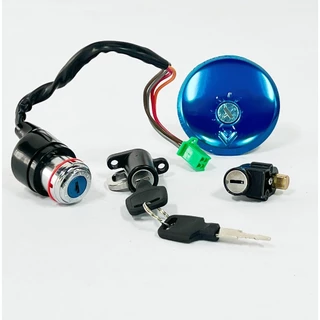 Kit Chave Ignição Com Tampa Suzuki Trava Intruder 125 2006 até 2009 O modelo original