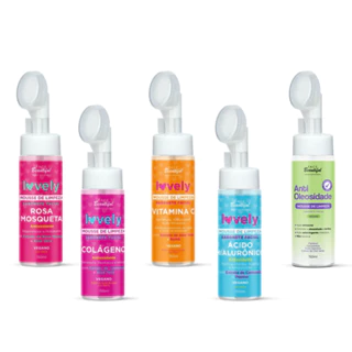 Sabonete Facial Mousse Espuma De Limpeza Lovely Vegano 150ml