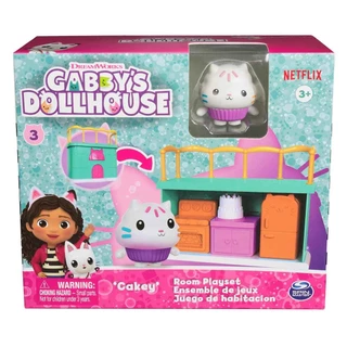 Mini Playset Empilhável da Cakey Cat - Gabby