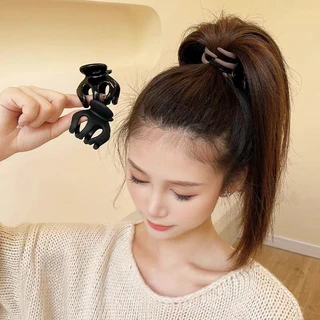 Único Clipe De Rabo De Cavalo De Plástico Coreano Para Acessórios De Cabelo De Deslocamento Feminino