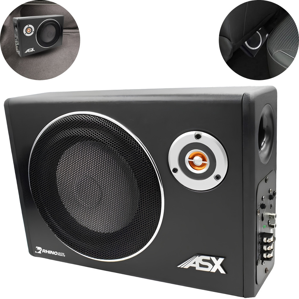 Caixa De Som Slim Subwoofer Amplificada Asx 8 Polegadas 150 Watts Rms ...