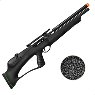 Carabina Pcp Pressão Artemis T rex Bullpup 5.5mm Válvula Reguladora + Chumbinho 5,5mm