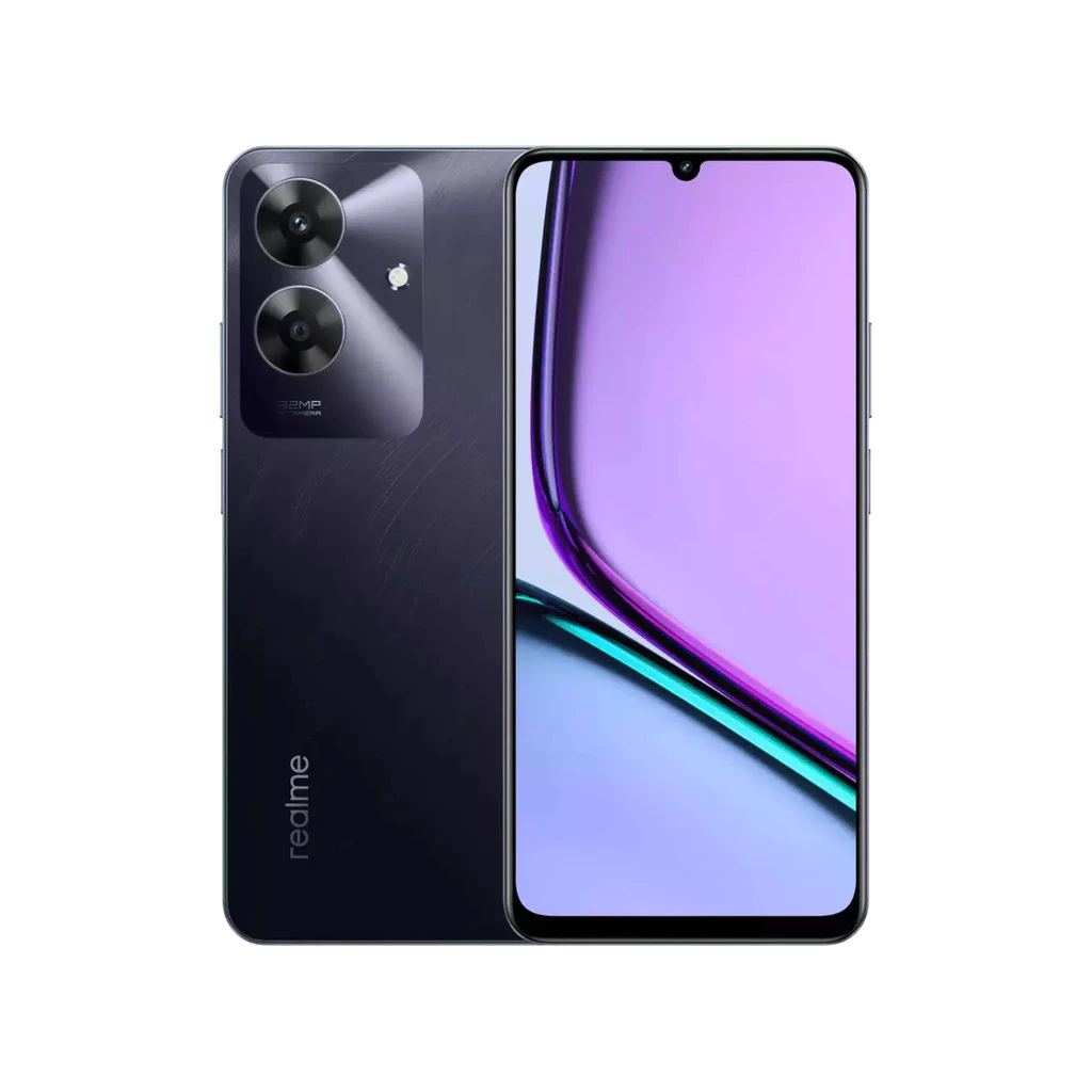 Smartphone Realme Note 60S 128GB 4G LTE 4GB RAM Câmera 32MP Dual SIM Tela 6.74 Preto