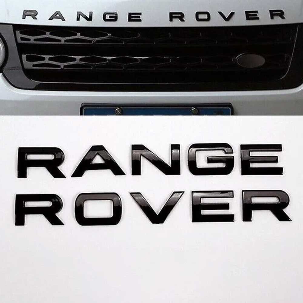 RANGE ROVER EVOQUE 3D Letter Emblem Trunk Engine Cover Modified Sticker ...