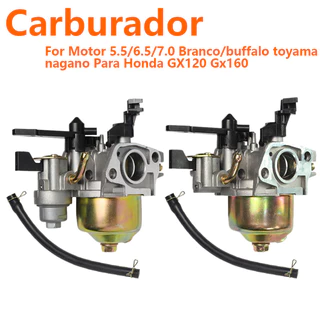 Carburador Motor 5.5/6.5/7.0 Branco/buffalo/toyama/nagano Para Honda GX120 Gx160 Gx168F Gx200