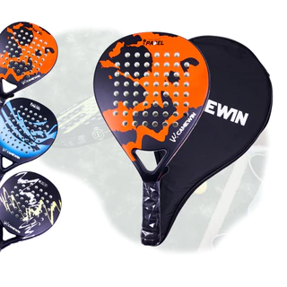 Raquete Padel Original Camewin Fibra Carbono Paddle + Capa Padle