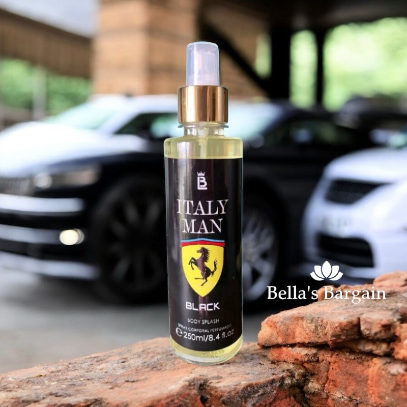 Body Splash Italy Man Black - LINDA DE BONITA | Shopee Brasil