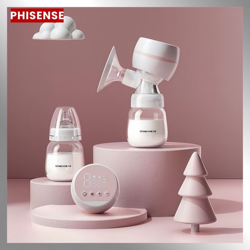 Bomba tira-leite elétrica Sem dor Alta potencia de sucção integrada Silenciosa Massageador Portátil Amamentação