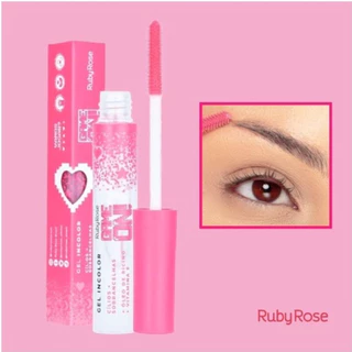 Kit 1/2/3 Peças Gel Incolor Para Cílios e Sobrancelhas Ruby Rose GAME ON! - Estimula Crescimento em Oferta na Shopee