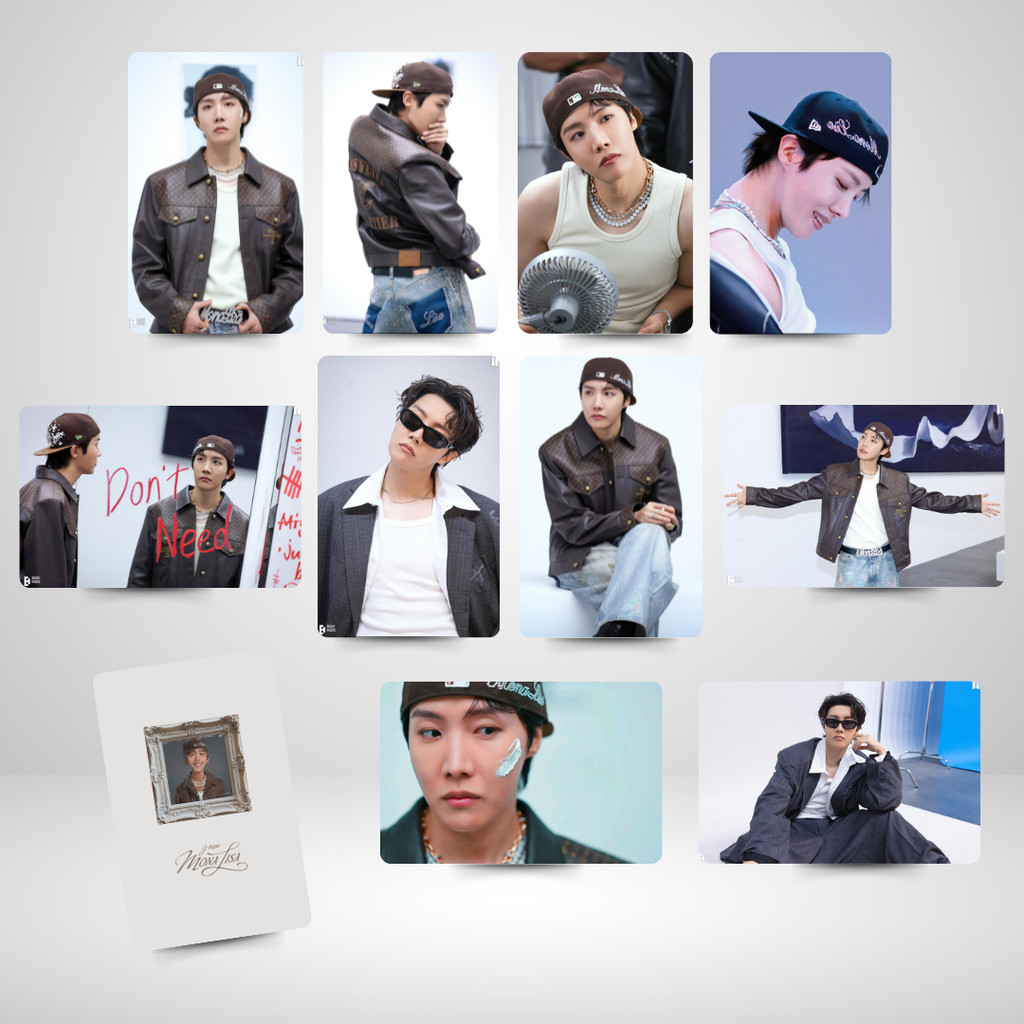 J-hope Photocard set 10 un MONA LISA BTS | Shopee Brasil