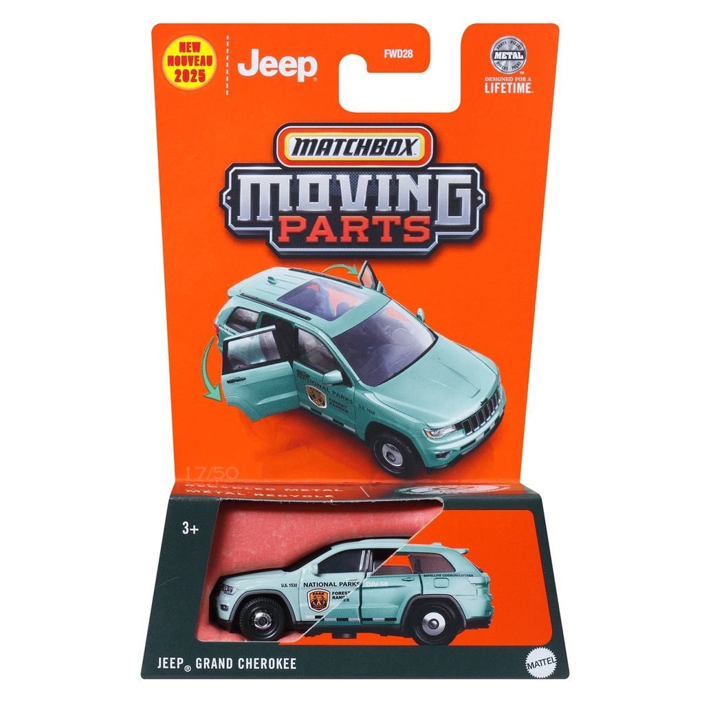 Miniatura de Metal Matchbox Moving Parts 2025 - 1/64 - Mattel