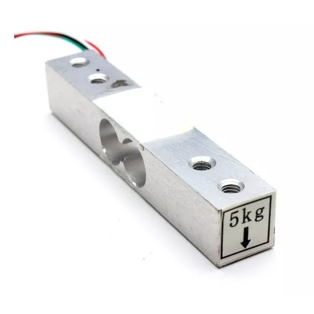 Célula de Carga de Precisão 5KG Peso Para Arduino NFe