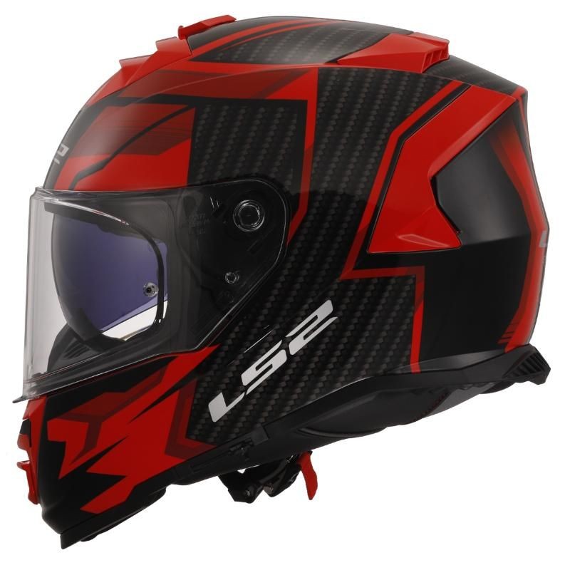 2024人気No.1の Capacete LS2 Shopee | Vermelho / Preto - Tracker FF800 Storm アクセサリー
