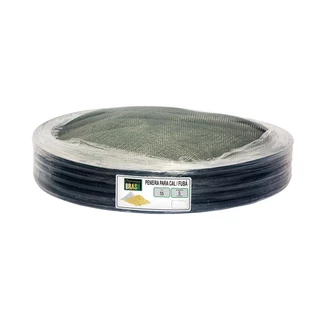 Peneira para Cal/Fubá Comep Aro Plástico Preta 55cm Embalagem com 5 Unidades em Oferta na Shopee