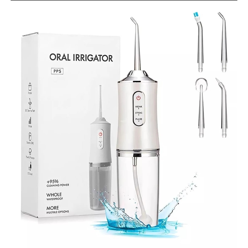 Irrigador Dental Para Implantes Oral Bucal Limpeza Profunda | Shopee Brasil