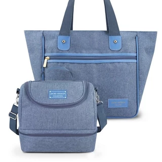 Conjunto bolsa térmica e bolsa shopper