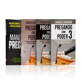 Kit 4 Livros - Coleção O Chamado do Pregador | Capacitação para Mensagens Ungidas