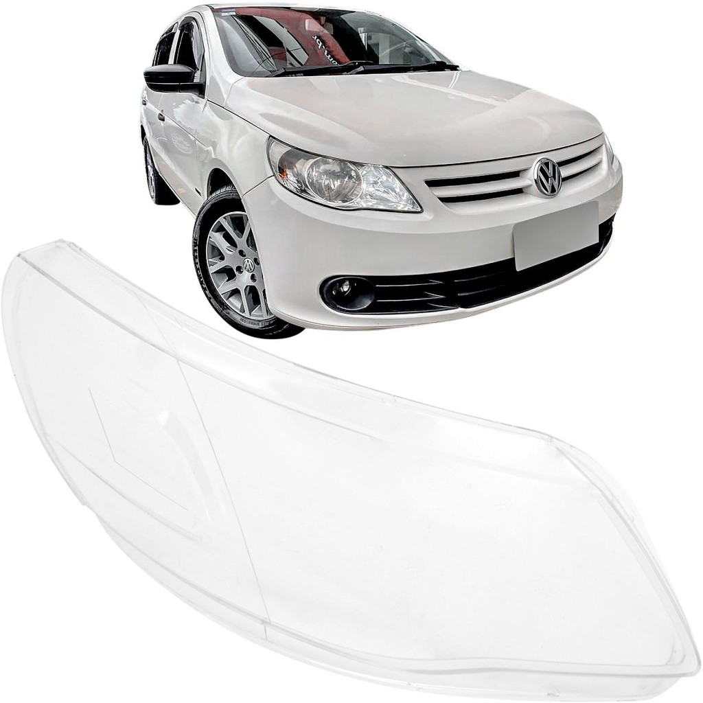 Lente Farol Dianteiro VW Gol Voyage G5 2009 2010 2011 2012 Lado ...