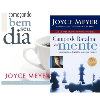 Kit 2 Livros | Devocional Começando bem seu dia + Campo de batalha da mente Joyce Meyer em Oferta na Shopee