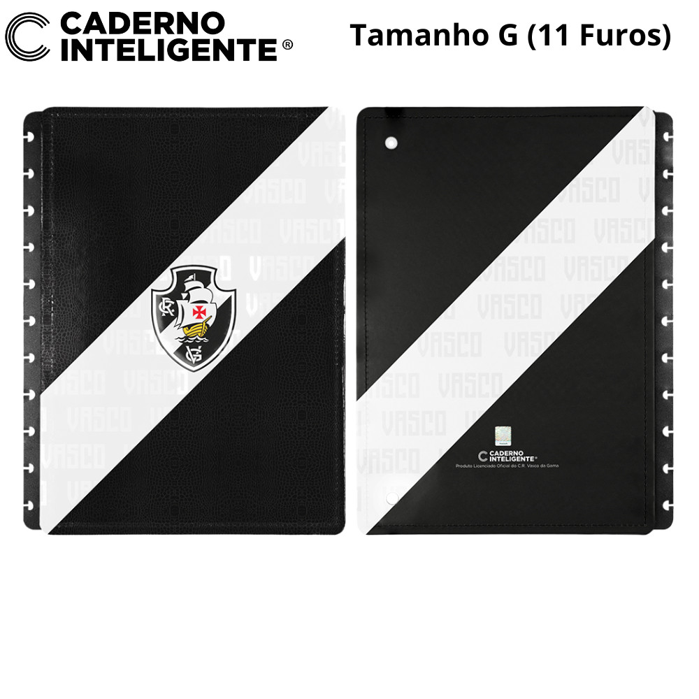 Capa e Contracapa Caderno Inteligente CI Vasco - Tamanho Grande ...