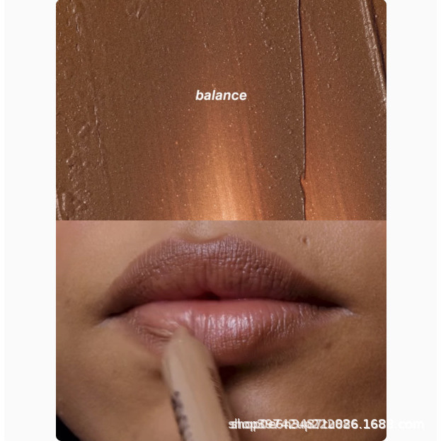 Lápis labial Rhode Hailey Peptide Lip Shape de duas pontas, suave