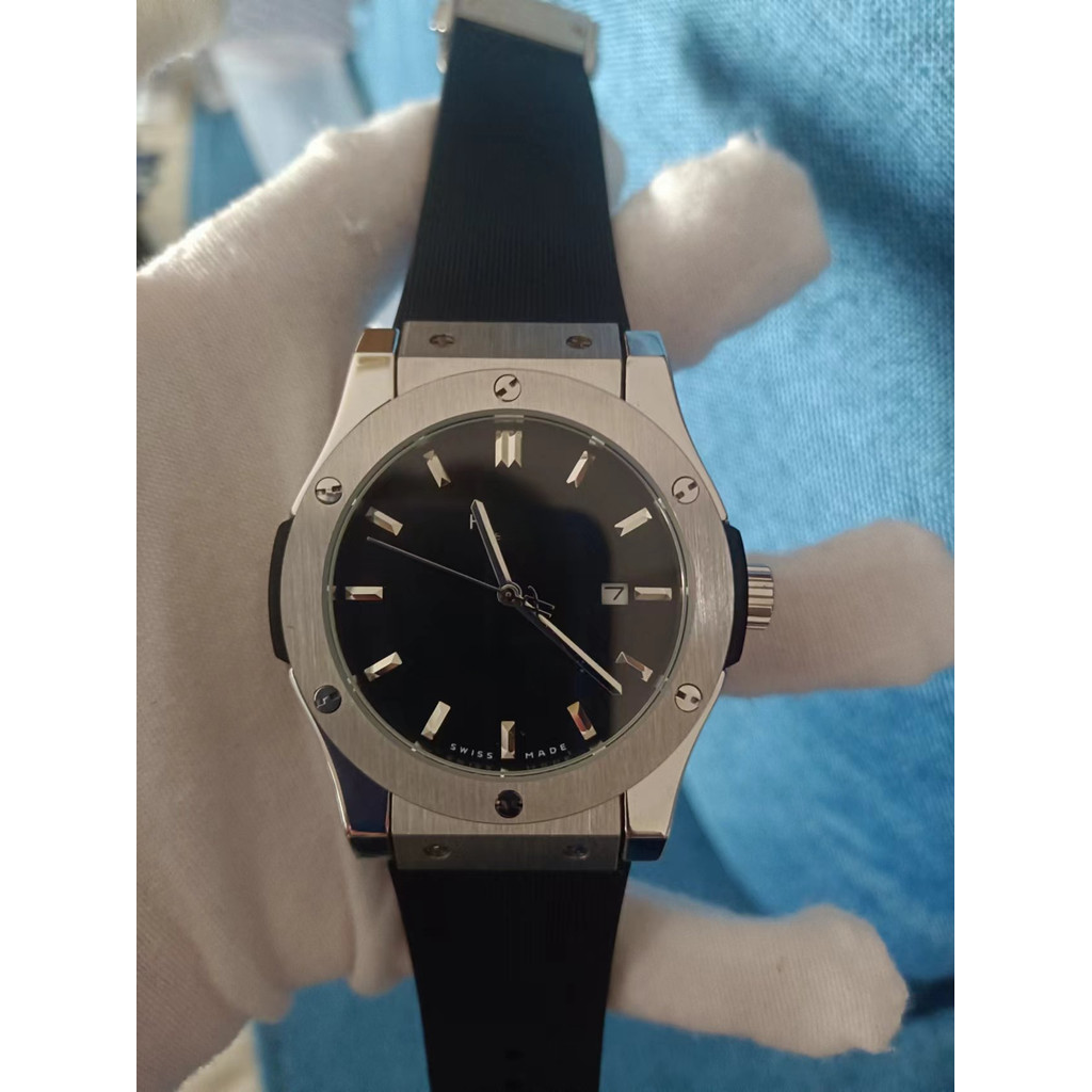 Relógio mecânico automático masculino de luxo Hengjia Yuye mesmo estilo fundo transparente moda relógio masculino
