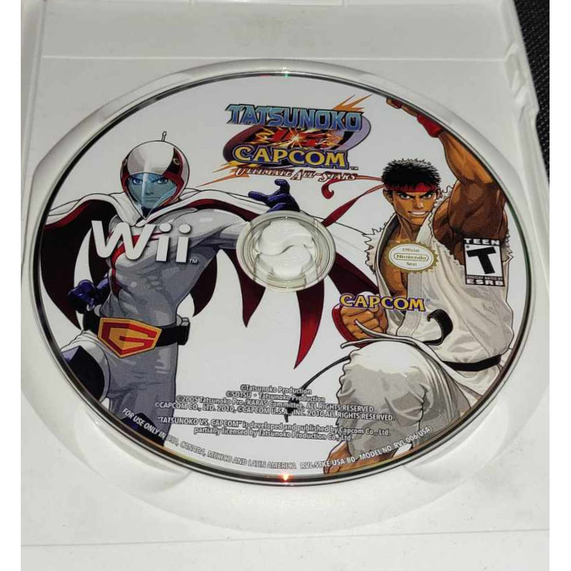 Jogo Tatsunoko Vs Capcom Ultimate All-Stars Nintendo Wii Original