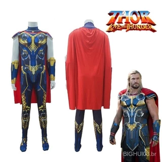 Thor: Amor E Trovão Cosplay Super Heróis Traje 4 Uniforme 2022 Novo Halloween Define IJWT