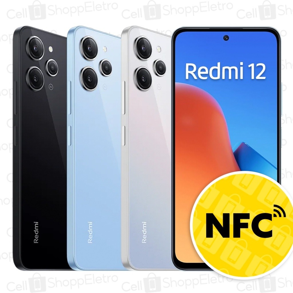 Celular Xiaomi Redmi 12 NFC Dual Sim 6.79" FHD+ 4GB+128GB / 8GB+256GB ...