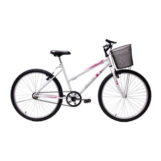 Bicicleta Aro 26 Feminina Mono Sem Marcha Com Cesta Saidx em Oferta na Shopee