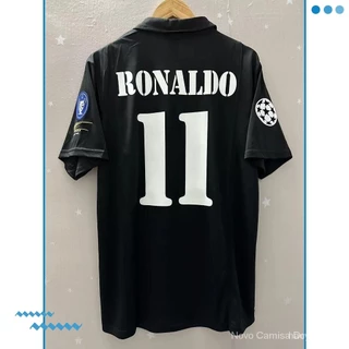 Camisa da equipe 02-03 Alta qualidade Home Retro jersey Zidane, Camisa de Futebol Ronaldo [Frete grátis ��