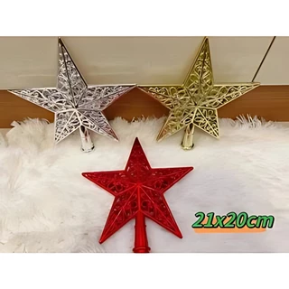 Ponteira Estrela Natalina - Enfeite para Árvore de Natal WINCY