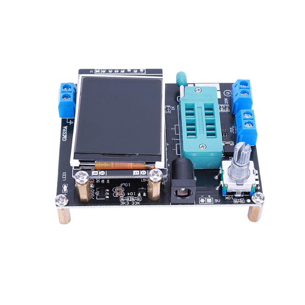 GM328A LCR Diodo Capacitância ESR Medidor De Frequência De Tensão Tipo ...