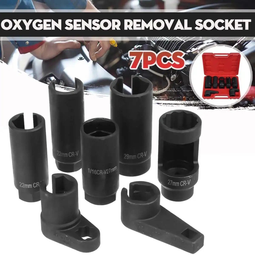 7 Pçs Universal O2 Oxigênio Lambda Sensor Soquete 6 Pontos Chave ...