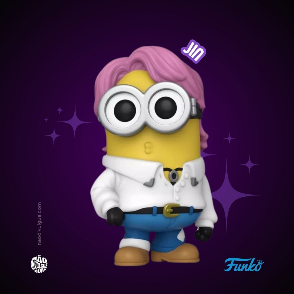 Funko Pop! Jin Rocks Minions X Bts - Jin 419 | Shopee Brasil