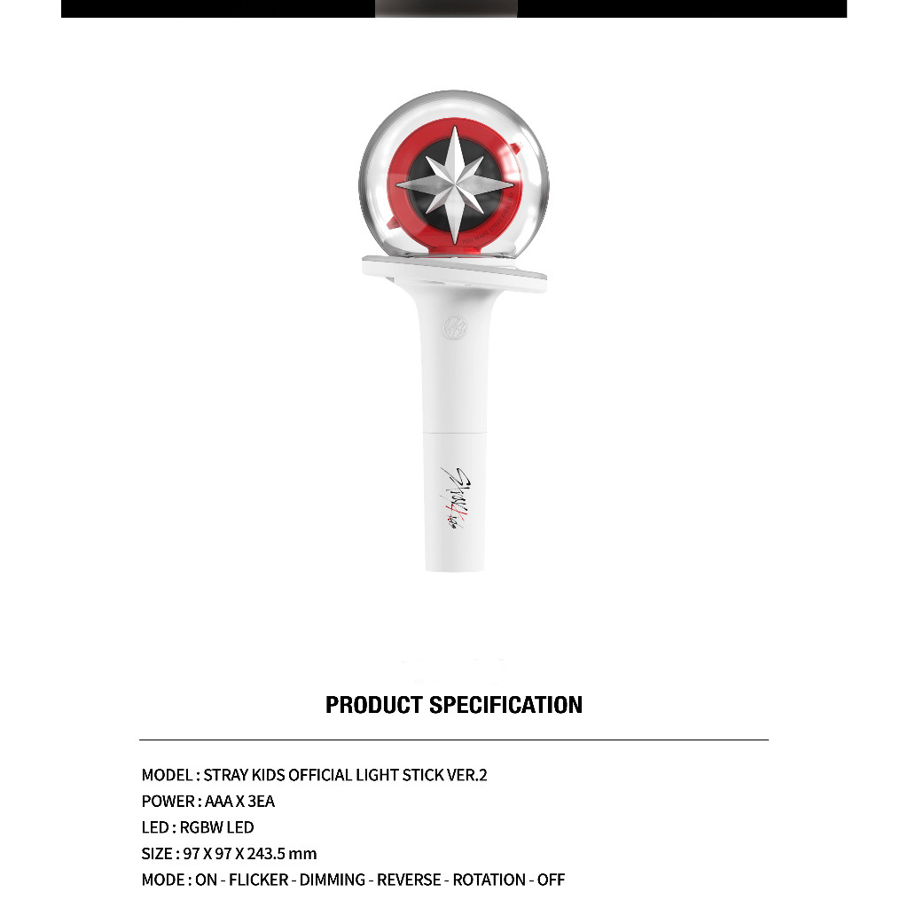 Stray Kids OFICIAL LIGHT STICK VER . 2 b | Shopee Brasil