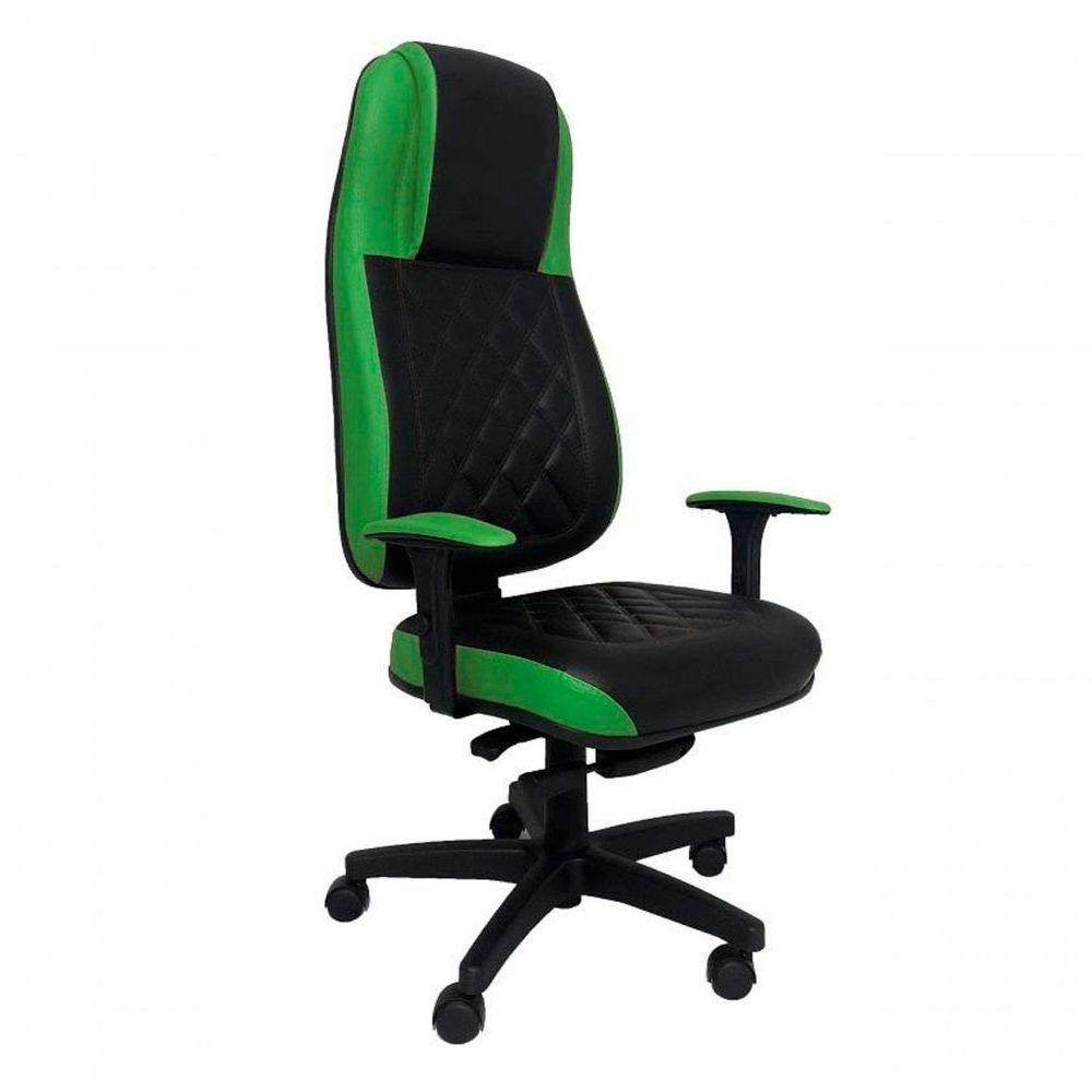 Cadeira Gamer Para Escritório Linha Gamer Cagliari Verde | Shopee Brasil