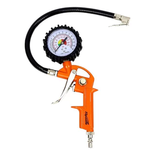 Calibrador de Pneu com Manômetro Rosca 1/4'' Carro Moto Bike Bicicleta Profissional Manual SPARTA em Oferta na Shopee